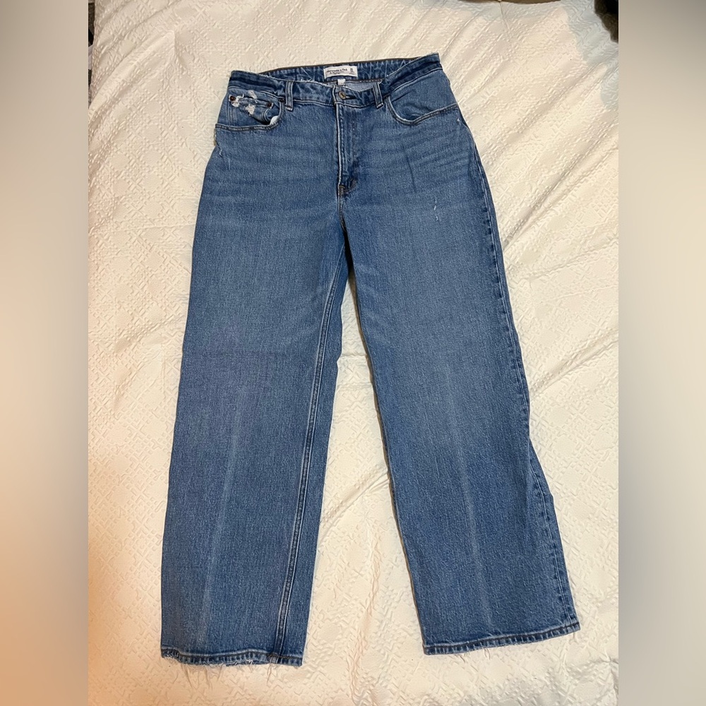 Abercrombie & Fitch High Rise 90s Relaxed Curve Love Jeans